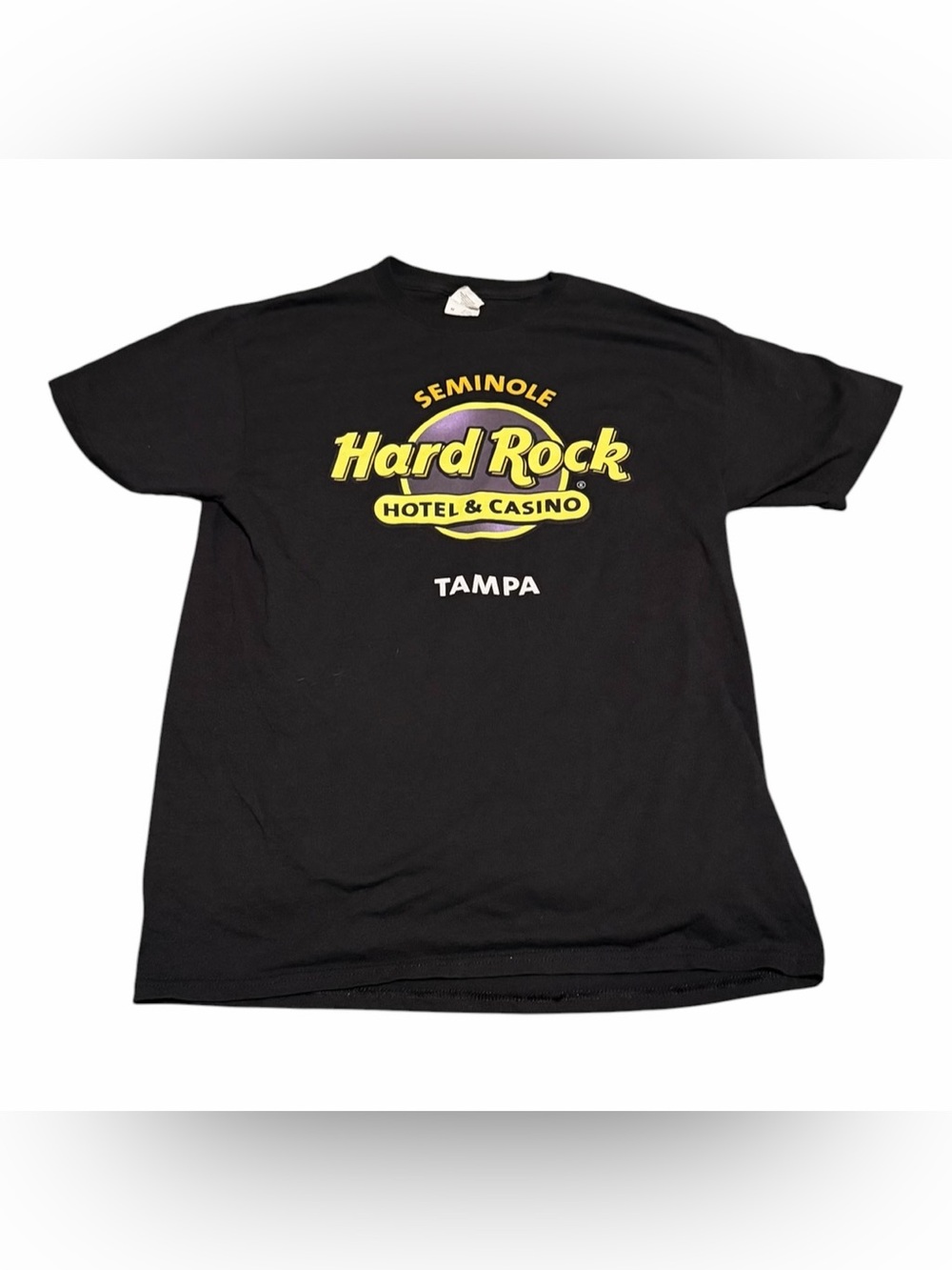 Hard Rock Seminole Tampa Black Logo Tee